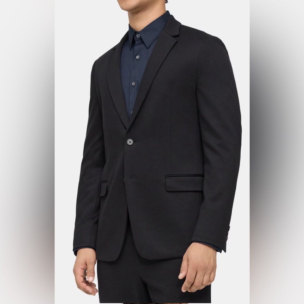 Theory Unstructured Blazer in Ponte Twill